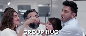 Dharam Group Hug You And Me Gif Find On Gifer Dowload you and me mp3 song from movie (befikre 2016) sung by nikhil d'souza & rachel varghese. dharam group hug you and me gif find