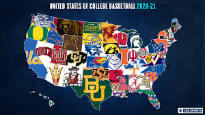 Nba is the most successful sports association which is successfully running from 1946. United States Of College Basketball 2020 21 Where Every Team Ranks In Each State From Top To Bottom Cbssports Com