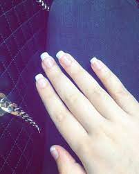 dp asma mujeer french manicure acrylic nails girly pictures hand pictures