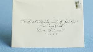 Then, write the recipient's address slightly centered on the bottom half of the envelope. How To Address Wedding Invitations Cnn