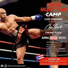 Only a few spots left for the Muay Thai Training Camp with  @chris.romulo.crom if you haven't reserved your spot yet please do, contact  (787)403-5537 for more information sponsored by @muaythaipur hosted at @