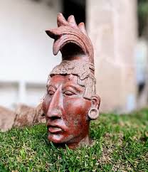 Pakal Ancient Clay Sculpture