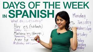How do you say saturday in spanish translation? Basic Spanish Days Of The Week In Spanish Youtube