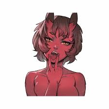 Fuzhen Boutique Decals Exterior Accessories Devil Girl Ahegao Face Car  Stickers Trunk Laptop Decal Motorcycle Jtr Rv Car Styling - Car Stickers -  AliExpress