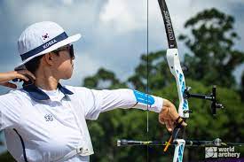 An also set a new olympic record at the women's individual archery's ranking round of 680 points during the tokyo 2020 olympics. World Archery On Twitter An San Leads At The Half There Are 36 Arrows Left To Shoot 1 An San 345 2 Jang Minhee 339 3 Alejandra Valencia 336 Archeryattokyo Https T Co M263qguylu