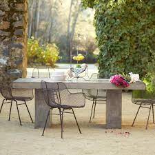 Gravitas Cement Dining Table 6 Concrete Outdoor Table Concrete Dining Table Outdoor Dinning Table