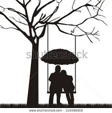 Couple Under Tree With Umbrella White Background Vector By Gst Via Shutterstock Silhouette Art Drawings Couple Silhouette Tusindvis af nye billeder af høj kvalitet tilføjes hver dag. couple under tree with umbrella white