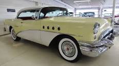 Image result for yellow and white 1956 century buick
