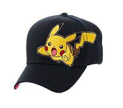 Pokemon Pikachu Official New Black Adjustable Snapback Baseball Cap Pokemon Jersey For Men Iwantpokemon Com Baseball Cap Pikachu Pokemon