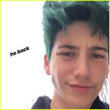 New sets of anim for fishing. Milo Manheim S Hair Is Green Again To Play Zed In Zombies 2 Milo Manheim Zombies Just Jared Jr