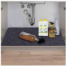 Under The Sink Mat Kitchen Tray Drip Cabinet Liner Fabric Layer Waterproof Layer Reusable Washable 36inches X 24inc Kitchen Tray Sink Mats Under Kitchen Sinks