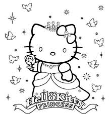 Princess Hello Kitty Coloring Pages Hello Kitty Colouring Pages Kitty Coloring Hello Kitty Coloring