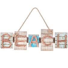 I so want to do this! Beach Wood Wall Decor Hobby Lobby 1117225