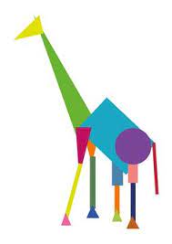 Each of them made out of simple geometric shapes. 14 Animals Made Up From Shapes Ideas Geometric Art Geometric Animals Geometric