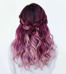 Pink Shades From Dark To Light Haircolor Ombre Hair Styles Magenta Hair Magenta Hair Colors