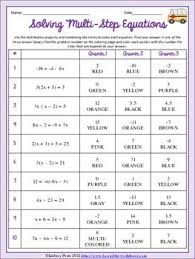 Worksheets are multi step equations date period, solvin. Pin On School Stuff