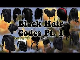If you want to customize your character with free codes, check this article to help you. Aesthetic Black Hair Codes For Roblox Bloxburg Pt 1 Codes Linked In Description Youtube