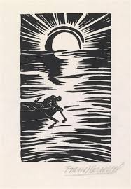 In der 1952 erstmalig veröffentlichten novelle »der alte mann und das meer« (im original: Masereel Frans Set Of 8 Acht Original Holzschnitte Zu Hemingway Der Alte Mann Und Das Meer Original Woodcuts To Hemingway The Old Man And The Sea 1962 1963 Mutualart