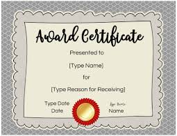Nice list certificate free template, santa nice list free printable certificate. Free Printable And Editable Awards For Students No Watermark