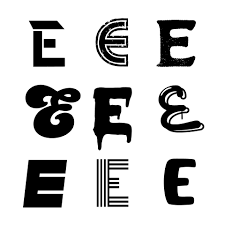 What does stamoist e look like? Capital Letter E Alphabet Design 3056933 Vector Art At Vecteezy