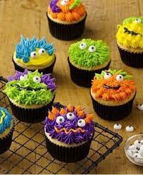 Scary Monster Cupcakes Recipe Halloween Cupcakes Decoration Halloween Desserts Monster Cupcakes