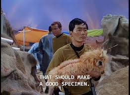 Image result for captain kirk throws finger