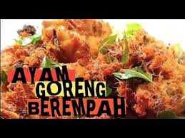 Apabila minyak goreng sudah panas, silahkan goreng ayam hingga matang dan berubah warna menjadi kecoklatan. Resepi Ayam Kampung Goreng Rempah Resepi Merory Sedap Betul