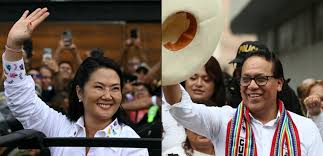 Eleições no Peru: boca de urna aponta Keiko Fujimori numericamente à frente, com 50,7% dos votos válidos; cenário é de empate técnico