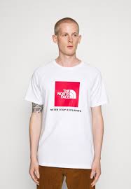 Founded in 1968 to supply climbers, the company's logo draws inspiration from half dome, in yosemite national park. The North Face T Shirt Print White Red Weiss Zalando De