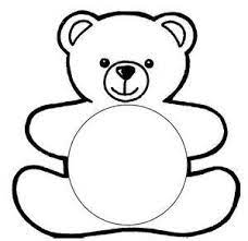 best photos of bear template printable teddy stencil clipart her crochet coloriage nounours ourson dessin de doodle art citations