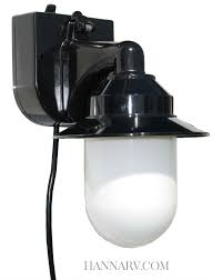Polymer Products Llc 2104 10000 P Portable Rv Porch Light With Black Housing Pp 2104 10000 P Hanna Trailer Supply