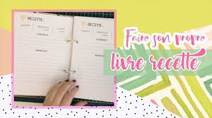 Il est précisé ici que toutes les pièces vous pouvez toutefois choisir de l'imprimer en version « non remplie » via excel et de le. Faire Son Livre De Recettes Cuisine Youtube