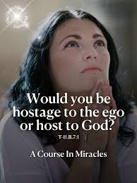 If you point out the errors of your brother's ego, you must be seeing  through your ego" OET pg 172