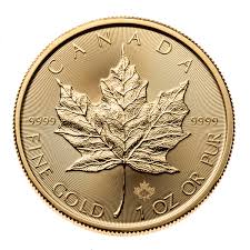 2019 Canadian Gold Maple Leaf 1 Oz 9999
