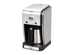 Backlit lcd display is easy to read, day or. Cuisinart Dcc 2750 Black Steel Exreme Brew 10 Cup Thermal Programmable Coffeemaker Newegg Com