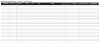 Check spelling or type a new query. Free Reference List Templates Smartsheet