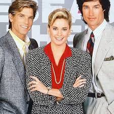 Clayton Norcross as 'Thorne Forrester', Joanna Johnson as 'Caroline' & Ronn  Moss as 'Ridge Forrester'
