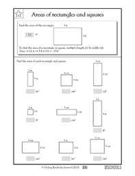Area Rectangles And Squares 3rd Grade Math Worksheet Greatschools 3rd Grade Math Worksheets Math Worksheets Kids Math Worksheets
