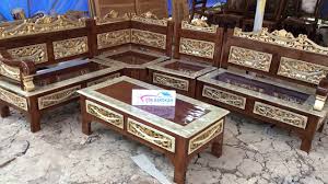Jenis sofa minimalis jenis ini sengaja kami desain sedemikian rupa agar tidak banyak memakan ruang. Kursi Sudut Jati Jepara Kursi Sudut Kayu Minimalis Terbaru Youtube