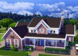 Family Dream House Really Is The Perfect House For A Large Family With A Maximum Of 8 Sims Swimming Pool P Sims 4 House Design Sims 4 Family House Sims House