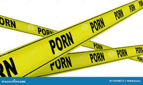 PORN. Yellow warning tapes stock illustration. Illustration of sexual -  154348272