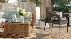 Wayfair is our favorite place to shop for patio furniture, and the store is currently having a huge sale on everything from dining sets and hammocks to gazebos and more. Patio Furniture Sale Check Out The Best Deals On Outdoor Furniture At Wayfair