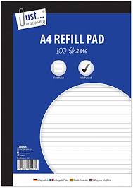 Die arbeitsblätter grundstufe daf stellen eine materialsammlung einzelner, voneinander unabhängiger übungen dar. Just Stationery 100 Blatt A4 Nachfullblock Amazon De Burobedarf Schreibwaren