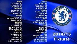 Home derbies with spurs and arsenal then come around on. Chelsea 2014 15 Fixtures In Ist Date Time Footballwood Com