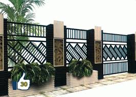 Jual pintu pagar rumah dorong model minimalis dengan harga rp550000 dari toko online berkah jaya las kota bekasi. 40 Model Pagar Tembok Minimalis Desainrumahnya Com