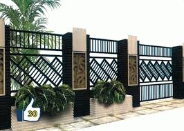 Tips membuat desain pagar besi minimalis. 40 Model Pagar Tembok Minimalis Desainrumahnya Com