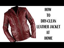 How To Dry Clean Leather Jacket At Home In English Dry Cleaning In English Laundry Youtube