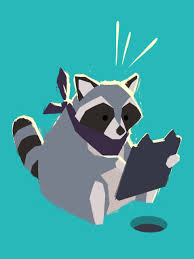 Precious trash prince BK from Donut County (Drawn in Procreate on an iPad  Pro) – @moth-eatn on Tumblr