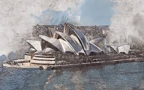 It was a transformative period for australia whose economy was rapidly expanding, fuelled by. Download Wallpapers Sydney Opera House Sydney Australia Grunge Art Creative Art Painted Sydney Opera House Drawing Sydney Opera House Grunge Digital Art Sydney Grunge For Desktop Free Pictures For Desktop Free