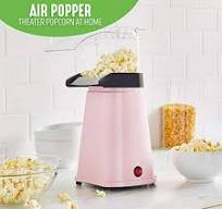 GreenLife Electric Popcorn Maker, Hot Air Popper, Pink
